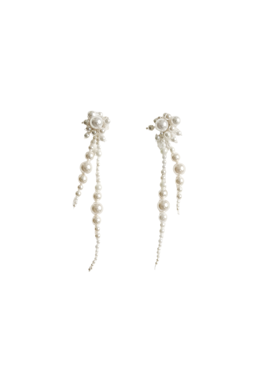 Pearly Squid Earring
